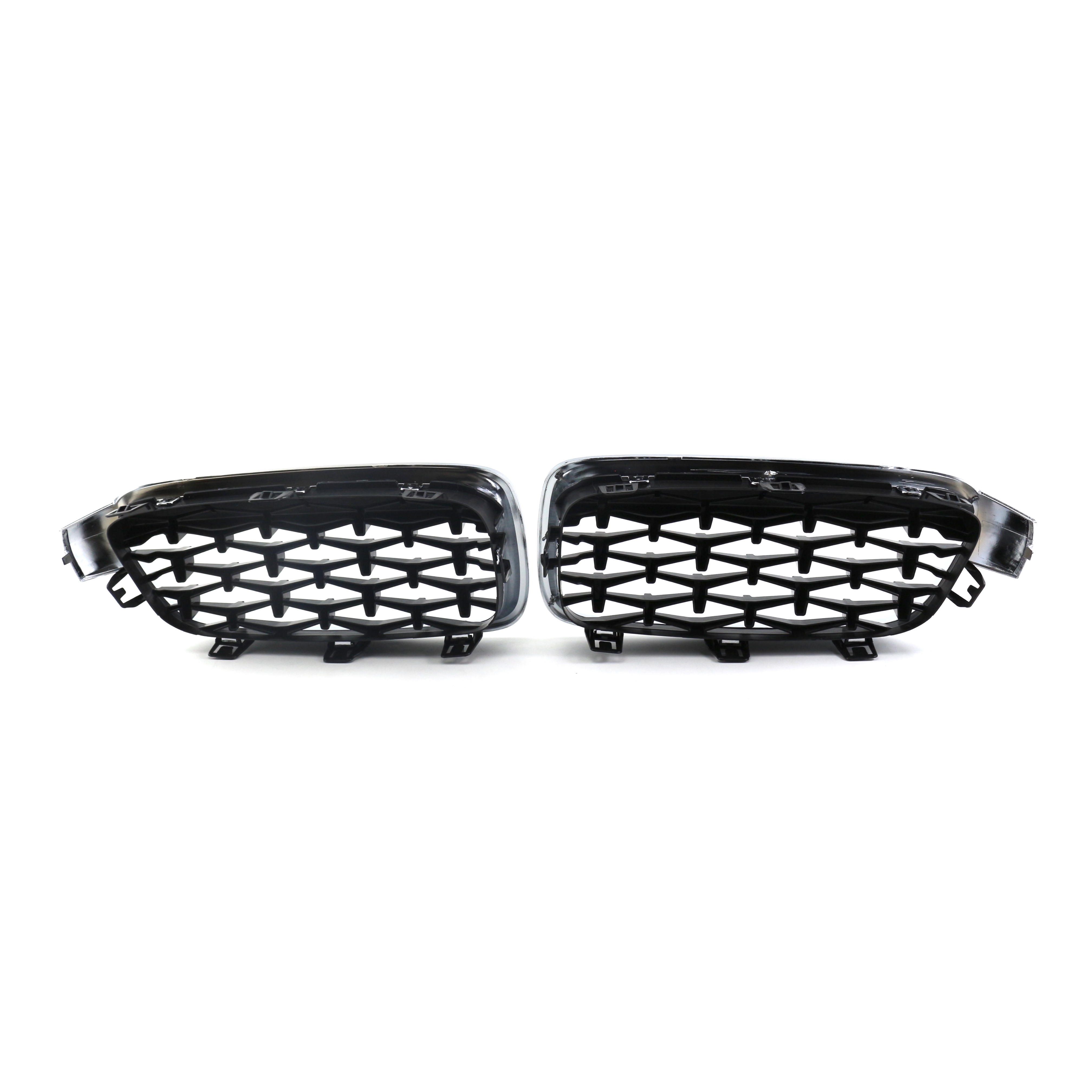 Car Exterior Accessories Upgrade Car Auto Front Bumper Grille for BMW 3 Series F30 F35 Diamond Chrome Style 2012-IN Modification