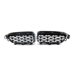 Car Exterior Accessories Upgrade Car Auto Front Bumper Grille for BMW 3 Series F30 F35 Diamond Chrome Style 2012-IN Modification