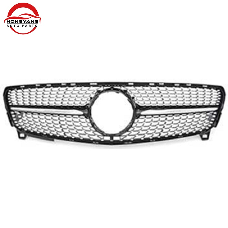 Car Bumper Grille for Benz a W176 2016-2018 Diamond Black High / Low Configuration,www.hongyangcorp.com,Car Bumper Grille for Benz a W176 2016-2018 Diamond Black High / Low Configuration