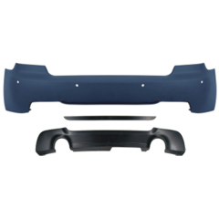 Car Body Kit Rear Bumper Assy for BMW 3Series E92 Upgrade to M-Tech 2006-2013 Rear Bumper with Rear Diffuser