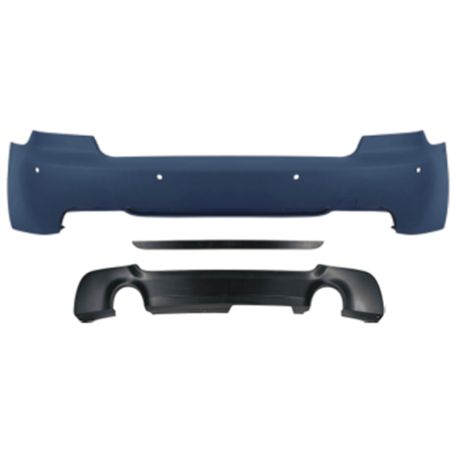 Car Body Kit Rear Bumper Assy for BMW 3Series E92 Upgrade to M-Tech 2006-2013 Rear Bumper with Rear Diffuser