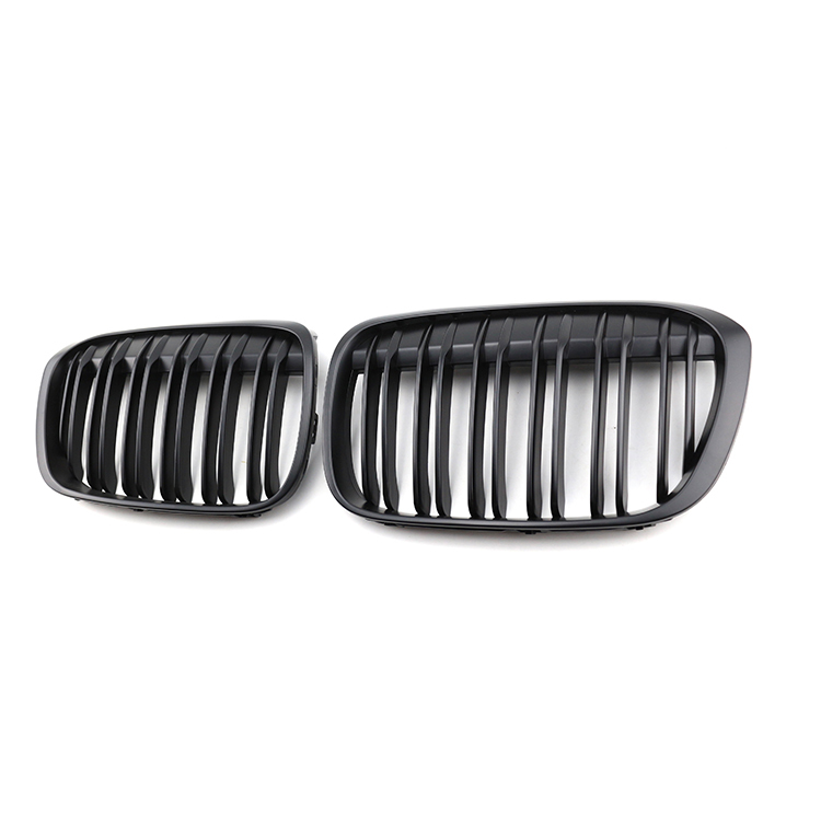 Factory Price Auto Parts M Color/Carbon Look Double Slat Car Front Bumper Mesh Grill for BMW X1 Series F48 2015
