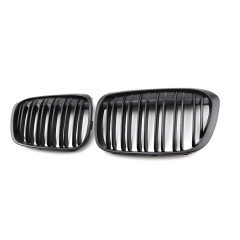 Factory Price Auto Parts M Color/Carbon Look Double Slat Car Front Bumper Mesh Grill for BMW X1 Series F48 2015