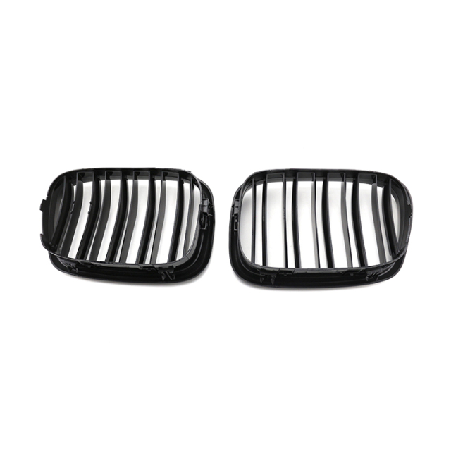 Factory Directly Replacement Car Accessories Front Bumper Grille for BMW 5 Series E39 Double Slat Gloss Black