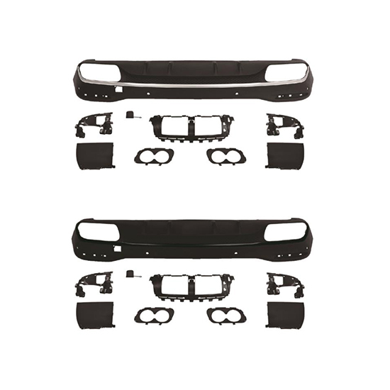 Auto Parts Car Body Kits Rear Bumper Rear Diffuser for Mercedes Benz Class GLS X167 Upgrade to AMG53 2020-2024 Silver/Black,www.hongyangcorp.com,Auto Parts Car Body Kits Rear Bumper Rear Diffuser for Mercedes Benz Class GLS X167 Upgrade to AMG53 2020-2024 Silver/Black