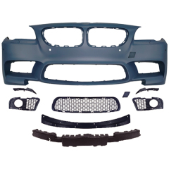 Auto Spare Parts Car Front Bumper Assy Bodykit for BMW 5Series F10 F18  Modified to M5 2011-2017 With Fog Lamp Hole Style