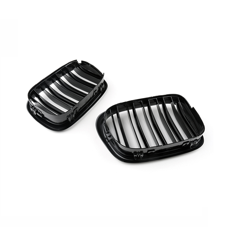 Factory Directly Replacement Car Accessories Front Bumper Grille for BMW 5 Series E39 Double Slat Gloss Black