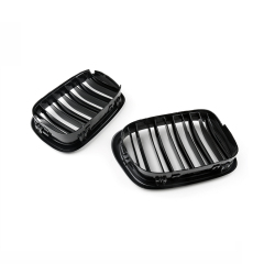Factory Directly Replacement Car Accessories Front Bumper Grille for BMW 5 Series E39 Double Slat Gloss Black