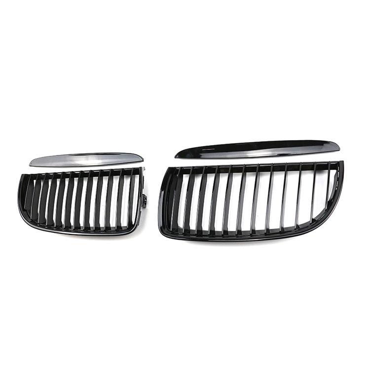 Gloss Black Single Slat Removing Front Bumper Mesh Radiator Guard Grille Car Grille Fit for BMW 3Series E90 2005-2007,www.hongyangcorp.com,Gloss Black Single Slat Removing Front Bumper Mesh Radiator Guard Grille Car Grille Fit for BMW 3Series E90 2005-2007