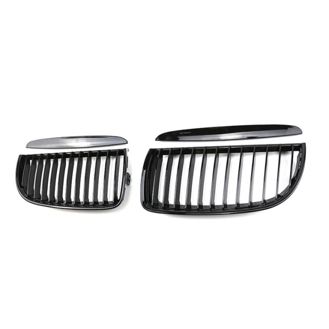 Gloss Black Single Slat Removing Front Bumper Mesh Radiator Guard Grille Car Grille Fit for BMW 3Series E90 2005-2007,www.hongyangcorp.com,Gloss Black Single Slat Removing Front Bumper Mesh Radiator Guard Grille Car Grille Fit for BMW 3Series E90 2005-2007
