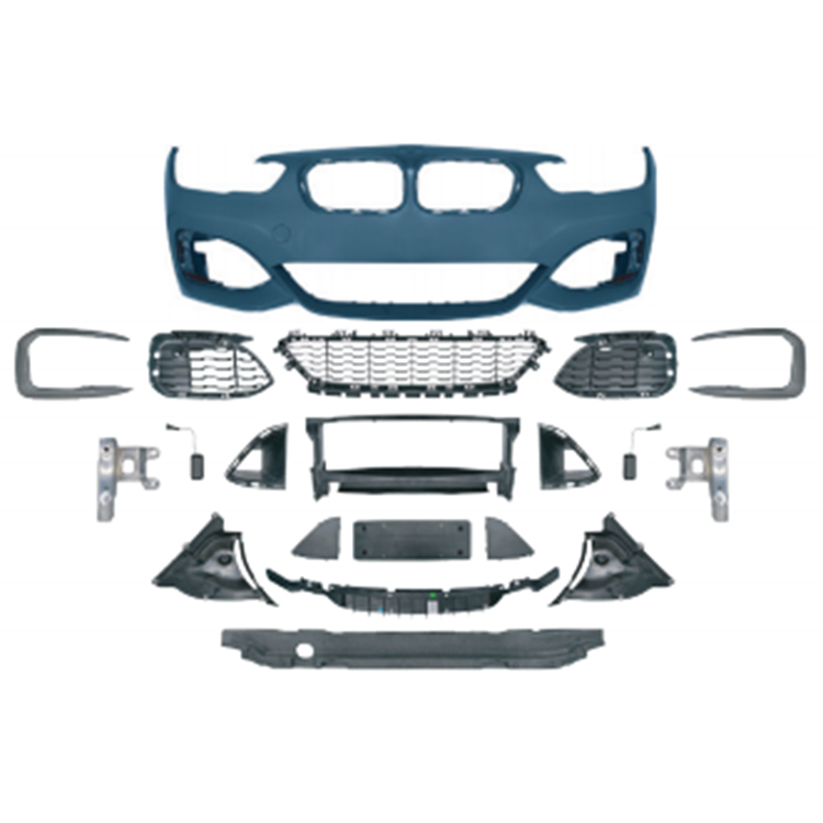 Vehicle Spare Parts Car Bodykit Front Bumper Assy for BMW 1 Series F20 Modified to M-Tech 2015-2018 All Mesh Style,www.hongyangcorp.com,Vehicle Spare Parts Car Bodykit Front Bumper Assy for BMW 1 Series F20 Modified to M-Tech 2015-2018 All Mesh Style