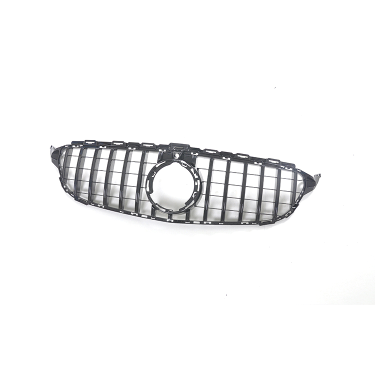 OEM GTR Grille Camera Hole Silver Car Front Bumper Grille for Benz C Class W205 2019  Front Grille,www.hongyangcorp.com,OEM GTR Grille Camera Hole Silver Car Front Bumper Grille for Benz C Class W205 2019  Front Grille
