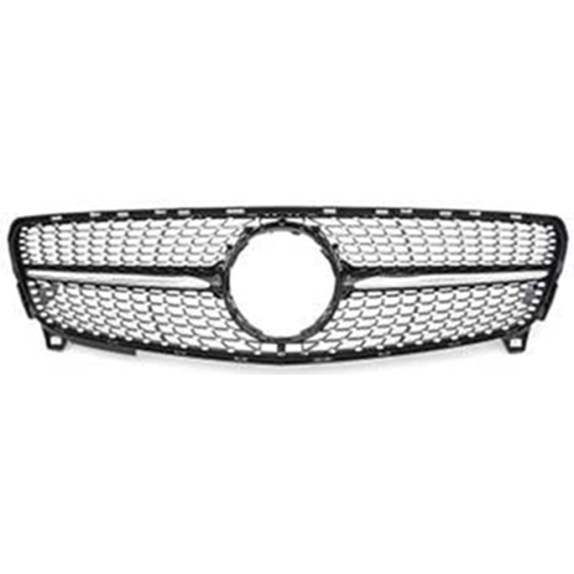 Automotive Car Parts Accessories Diamond GTR Black Silver Front Grille for Mercedes Benz a Class W176 2013-2015 2016-2018,www.hongyangcorp.com,Automotive Car Parts Accessories Diamond GTR Black Silver Front Grille for Mercedes Benz a Class W176 2013-2015 2016-2018