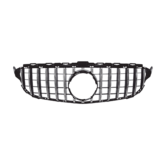 Car Body Kits Front Bumper Grille Silver for Mercedes Benz Class C W205  Upgrade to  GT-R 2015-2018 Vehicle Spare Parts Grille,www.hongyangcorp.com,Car Body Kits Front Bumper Grille Silver for Mercedes Benz Class C W205  Upgrade to  GT-R 2015-2018 Vehicle Spare Parts Grille