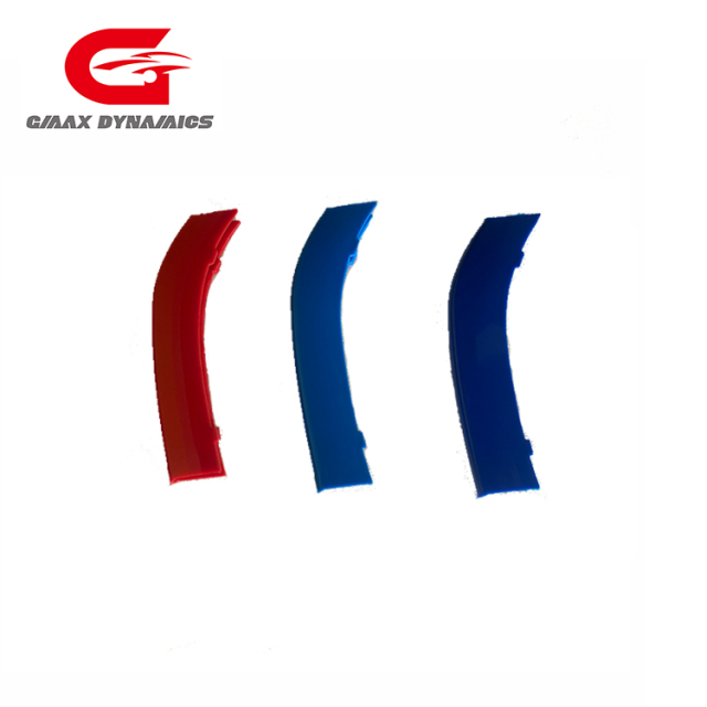 Wholesale 3 M-Color Insert Trim Grill Stripes for BMW 5 Series E60 2003-2010 Front Bumper Grill