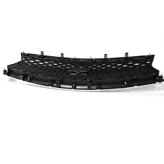 High Quality Car Grill for Infiniti Q50 2014-2017 Front Bumper Grille Gray C/W Chromed Frame W/O Camera Hole 62310-4HB1B