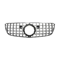 Automotive Body Kit Car GTR Silver Mesh Front Bumper Grille for Mercedes Benz  CLS Class X166  2016-2019,www.hongyangcorp.com,Automotive Body Kit Car GTR Silver Mesh Front Bumper Grille for Mercedes Benz  CLS Class X166  2016-2019