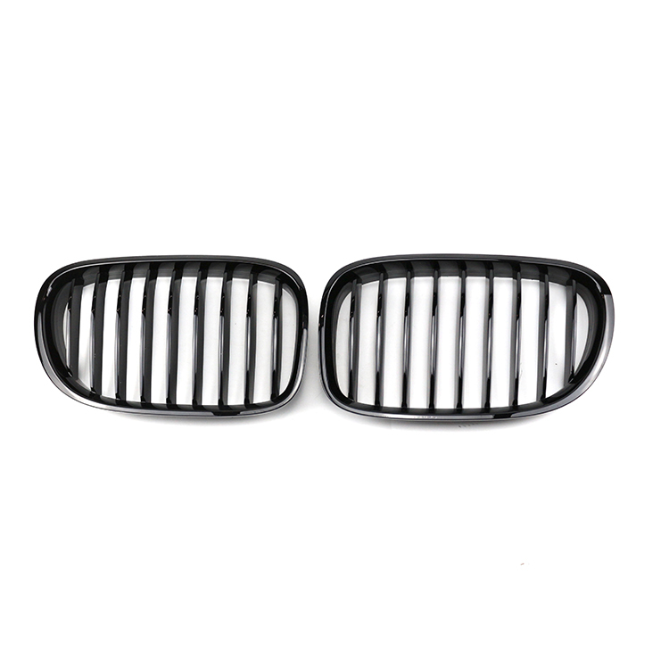 Car Parts Wholesale Car Parts Double Slat Gloss/Matte Black Car Front Grille for BMW 7 Series F01 2008-2014