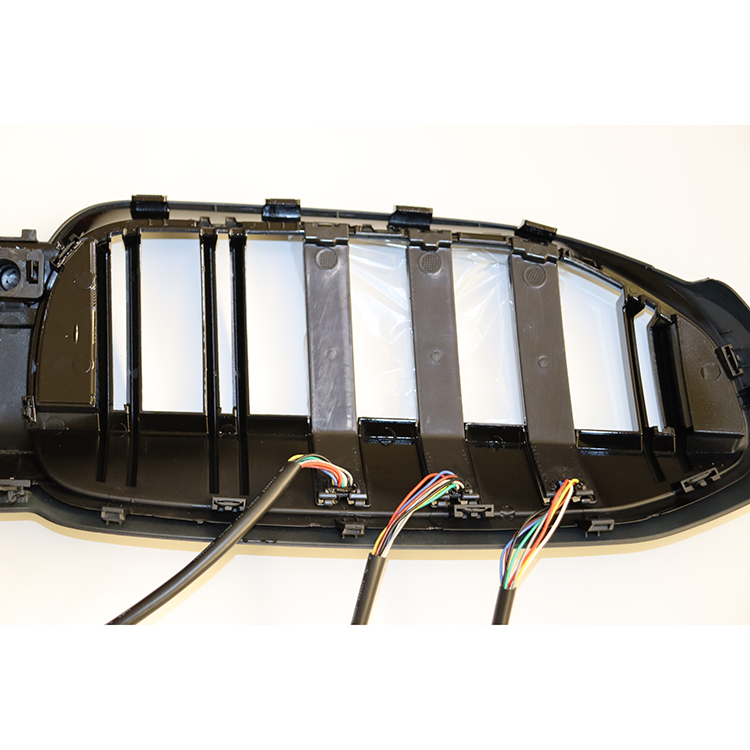 Hot Selling  LED Car Front Grills Gloss Black Doule Slat Grille Car Grill for BMW G20 3 Series