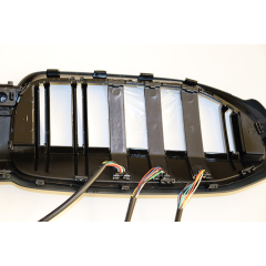 Hot Selling  LED Car Front Grills Gloss Black Doule Slat Grille Car Grill for BMW G20 3 Series