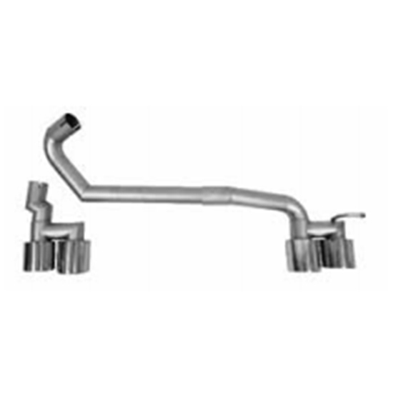 Car Rear Bumper Exhaust Pipe for BMW 4 Series F32F33F36 Upgrade to M4 2017-2019 Carbon Fiber&Stainless Steel for Dual Interface