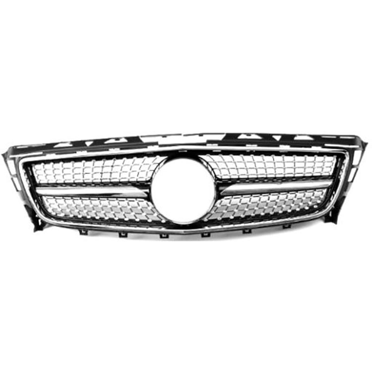 Diamond Type Car Front Bumper Grille for Benz CLS Class W218 2011-2014,www.hongyangcorp.com,Diamond Type Car Front Bumper Grille for Benz CLS Class W218 2011-2014