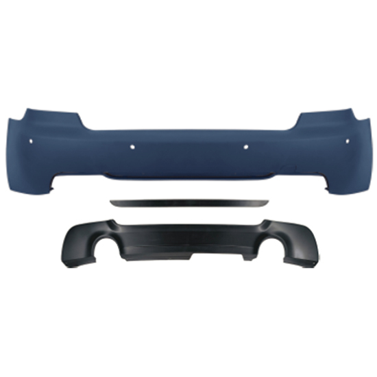 Car Body Kit Rear Bumper Assy for BMW 3Series E92 Upgrade to M-Tech 2006-2013 Rear Bumper with Rear Diffuser
