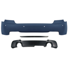 Car Body Kit Rear Bumper Assy for BMW 3Series E92 Upgrade to M-Tech 2006-2013 Rear Bumper with Rear Diffuser
