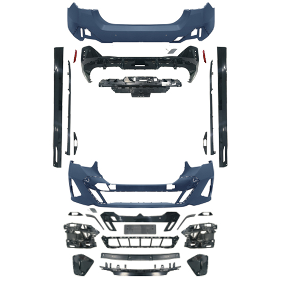 Auto Spare Parts Car Front Bumper Assy Grille Front Lip Spoiler Bodykit for BMW 5Series G60 G68 Modified to M-Tech 2024