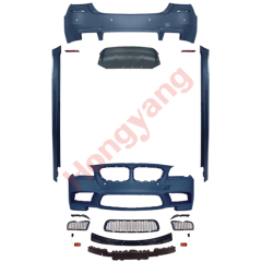 Auto Spare Parts Car Front Bumper Front Lip Bodykit for BMW 5Series F10 F18 Modified to M5 2011-2017 All Mesh Style