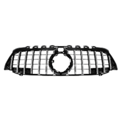 Car Body Kit Front Bumper Silver Grille for Mercedes Benz Class a W177 Modified to  GT-R 2019-2022  Style,www.hongyangcorp.com,Car Body Kit Front Bumper Silver Grille for Mercedes Benz Class a W177 Modified to  GT-R 2019-2022  Style