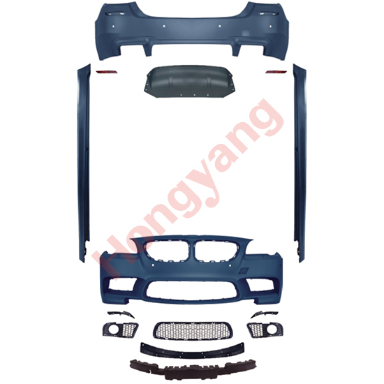 Auto Spare Parts Car Front Bumper Front Lip Bodykit for BMW 5Series F10 F18 Modified to M5 2011-2017 With Fog Lamp Hole
