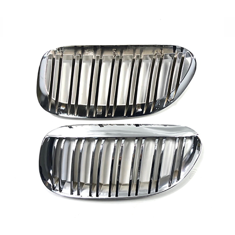 Car Exterior Accessories Auto Front Bumper Grille for BMW 6 Series E63 2006-2010 Double Slat Modification Easy Installation