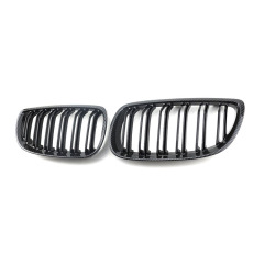 Auto Parts Double Slat Carbon Look Front Bumper Mesh Grille Ornament Car Front Grille for BMW 3 Series E92 E93 2010-2013