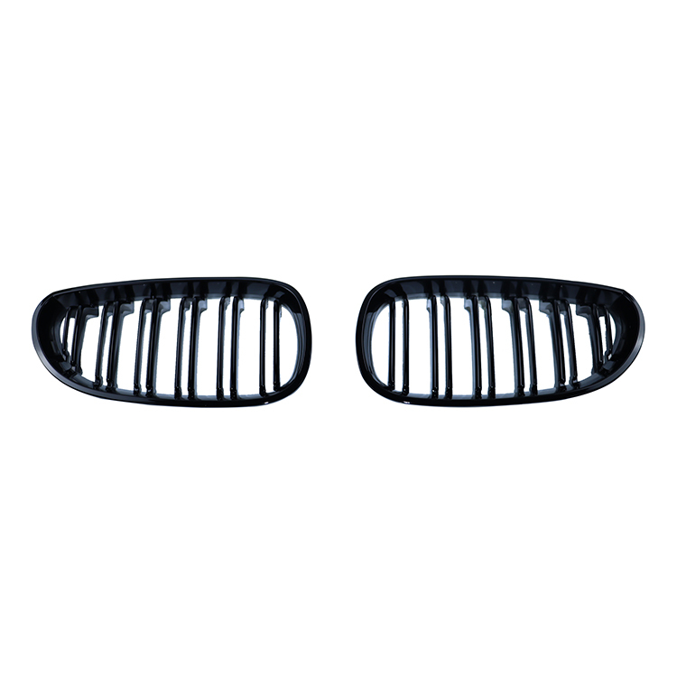 Auto Parts Gloss Black Dual Slat OEM Universal Front Bumper Mesh Grille Car Front Grille Fit for BMW Series 5 E60 2003-2010,www.hongyangcorp.com,Auto Parts Gloss Black Dual Slat OEM Universal Front Bumper Mesh Grille Car Front Grille Fit for BMW Series 5 E60 2003-2010