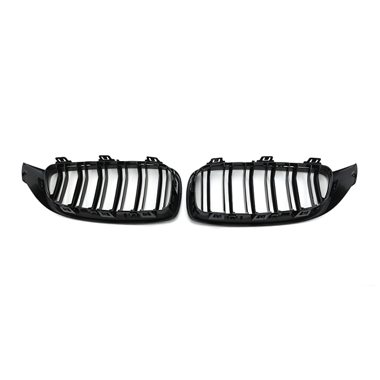 Wholesale Car Parts Gloss Black Dual Slat Front Bumper Mesh Radiator Grille Car Front Grille Fit for BMW F32 2013-2022,www.hongyangcorp.com,Wholesale Car Parts Gloss Black Dual Slat Front Bumper Mesh Radiator Grille Car Front Grille Fit for BMW F32 2013-2022