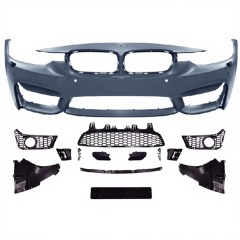 Car Front Bumper Side Skirt Body Kits for Bmw 3 Series F30 F35 Upgrade to M3 2013-2018 With Fog Lamp Hole