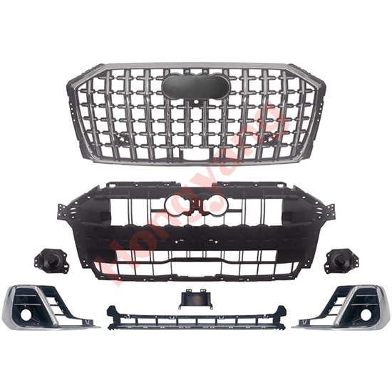 Car Auto Spare Parts  Front Bumper Assy Grille Front Bumper Assy Front Lip Spoiler Bodykit for Audi A8 2011-2017