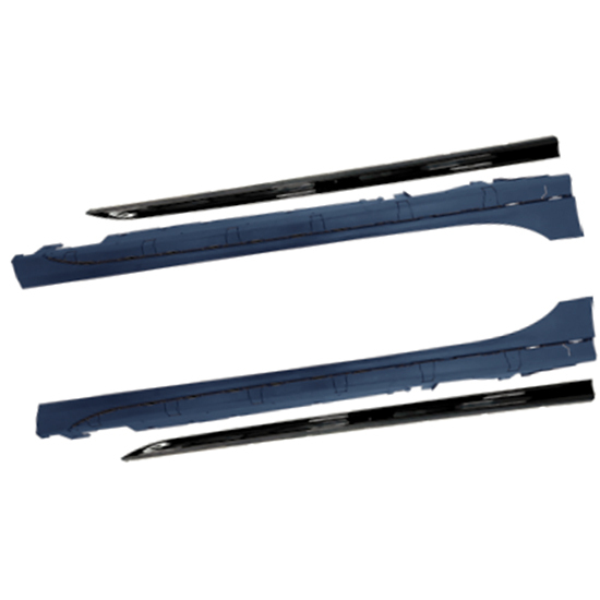 Vehicle Spare Parts Car Side Skirts Bodykit for BMW 2 Series F44 Modified to M-Tech 2020-2023