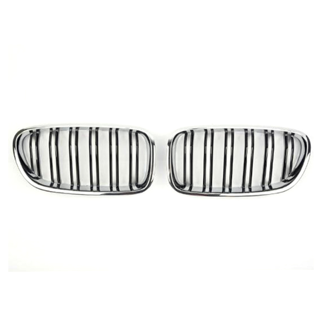 Chrome Double Slat Car Bumper Grille Fit for BMW 5 Series F10 F11 F18 2010-2017 Car Mesh Front Grill,www.hongyangcorp.com,Chrome Double Slat Car Bumper Grille Fit for BMW 5 Series F10 F11 F18 2010-2017 Car Mesh Front Grill