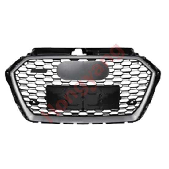 Car Auto Spare Parts Bodykit Grille for Audi A3 Upgrade to RS3 Silver 2017 2018 2019 2020,www.hongyangcorp.com,Car Auto Spare Parts Bodykit Grille for Audi A3 Upgrade to RS3 Silver 2017 2018 2019 2020