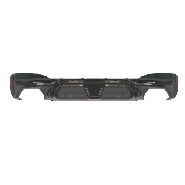 Auto Parts Car Rear Diffuser Without Lamp for BMW 5 Series G30 G38 Upgrade to M5 2018-2023 A.Gloss Black/B.Carbon Look