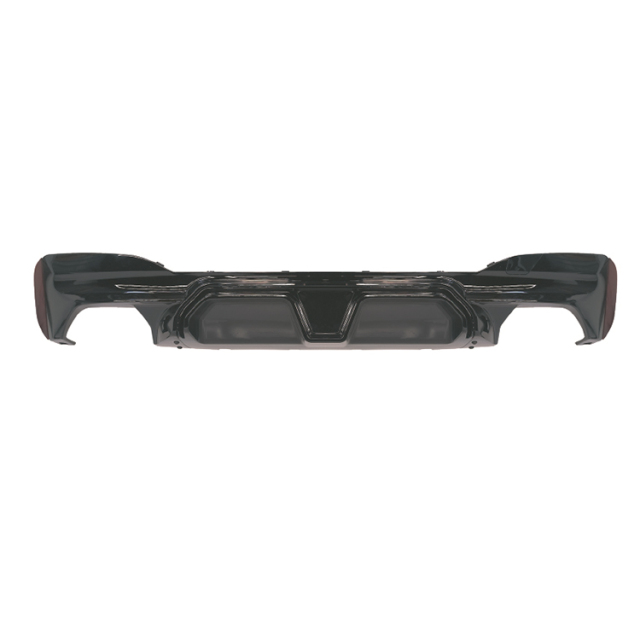 Auto Parts Car Rear Diffuser Without Lamp for BMW 5 Series G30 G38 Upgrade to M5 2018-2023 A.Gloss Black/B.Carbon Look