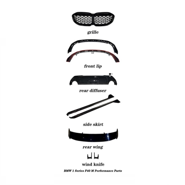 Automotive Parts Car Accessories Front Rear Bumper Lip Diffuser Spoiler Grille Body Kit for BMW 1 Series F40 2018,www.hongyangcorp.com,Automotive Parts Car Accessories Front Rear Bumper Lip Diffuser Spoiler Grille Body Kit for BMW 1 Series F40 2018