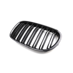 Car Exterior Accessories Car Front Bumper Grill for BMW 7 Series F01 2008-2014 Double Slat Gloss Black/Carbon Look