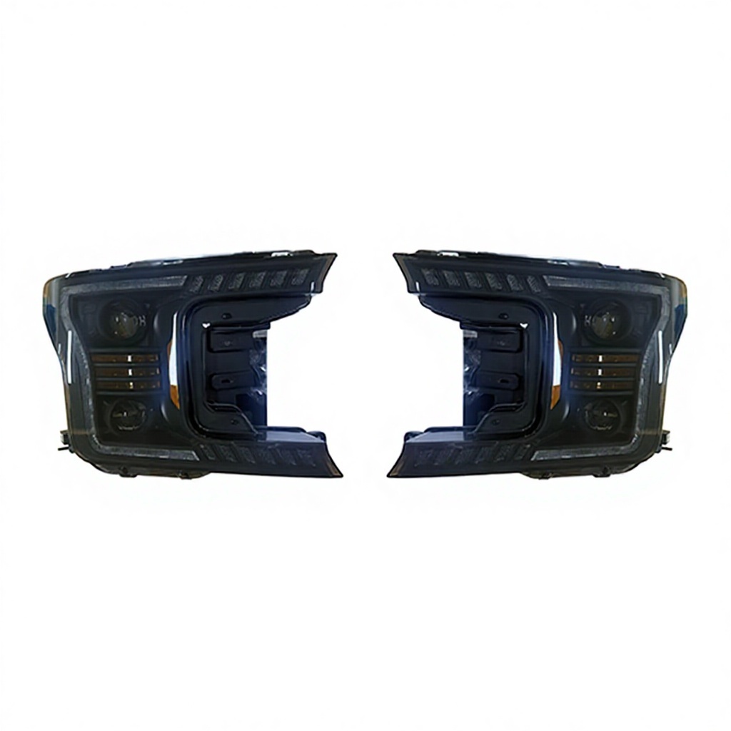 Auto Parts Y2LED Lens Round Decorative Cover Head Lamp Headlights for Ford F150 2018-2020 Matte Black Decorative Cover,www.hongyangcorp.com,Auto Parts Y2LED Lens Round Decorative Cover Head Lamp Headlights for Ford F150 2018-2020 Matte Black Decorative Cover