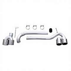 Auto Spare Parts Car Rear Bumper Exhaust Pipe Silver Bodykit for BMW 5Series F10 F18 Modified to M4 2011-2017