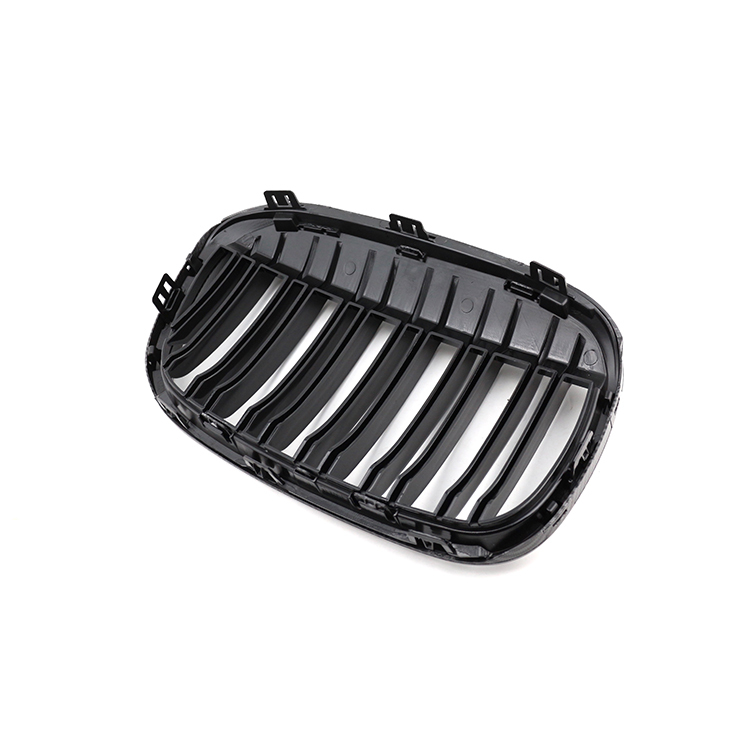 Auto Accessory Carbon Look Dual Slat Front Bumper Mesh Grille Car Front Grille Fit for BMW X1Series F48 2015-IN