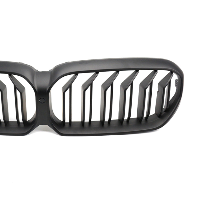 China Matte Black Dual Slat Decorative Front Bumper Mesh Radiator Grille Car Front Grille Fit for BMW Series 5 G30 2020,www.hongyangcorp.com,China Matte Black Dual Slat Decorative Front Bumper Mesh Radiator Grille Car Front Grille Fit for BMW Series 5 G30 2020