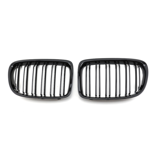Double Slat Gloss Black